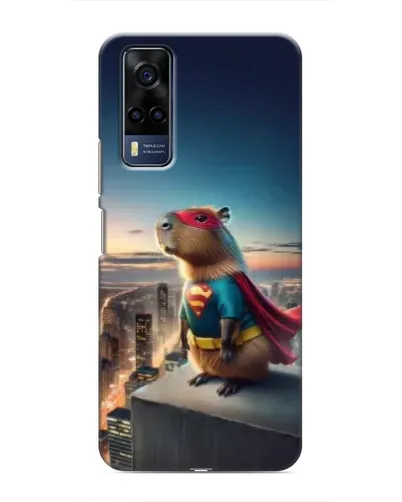 Чехол для Vivo Y53S с картинкой «Капи-мен супергерой» Чехол для Vivo Y53S с картинкой «Капи-мен супергерой»
