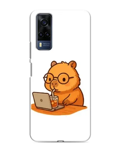 Чехол для Vivo Y53S с картинкой «Капибара с ноутбуком» Чехол для Vivo Y53S с картинкой «Капибара с ноутбуком»