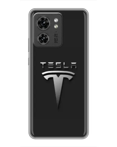 Чехол для Vivo Y60 с картинкой «Стальной логотип Tesla»