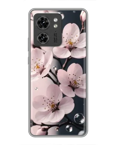 Чехол для Vivo Y60 с картинкой «Нежная сакура и капли» Чехол для Vivo Y60 с картинкой «Нежная сакура и капли»