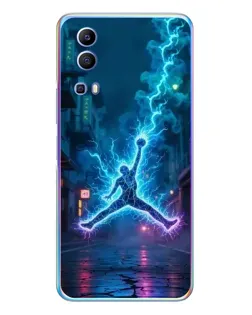 Чехол для Vivo Y72 с картинкой «Jordan Gold Jumpman»
