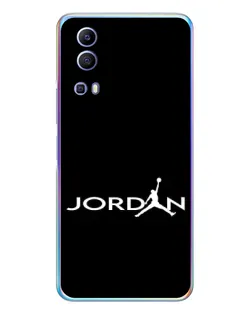 Чехол для Vivo Y72 с картинкой «Jordan White Logo»