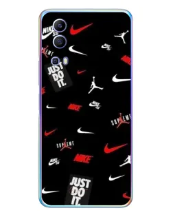 Чехол для Vivo Y72 с картинкой «Nike Mix Pattern»