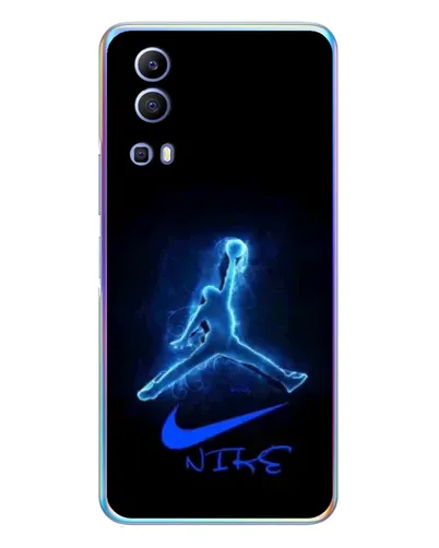 Чехол для Vivo Y72 с картинкой «Jordan Neon Blue» Чехол для Vivo Y72 с картинкой «Jordan Neon Blue»