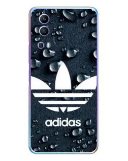 Чехол для Vivo Y72 с картинкой «Adidas Trefoil Blue»