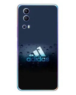 Чехол для Vivo Y72 с картинкой «Adidas Water Drops»