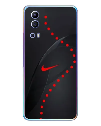 Чехол для Vivo Y72 с картинкой «Абстрактный дизайн Nike»