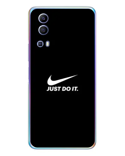 Чехол для Vivo Y72 с картинкой «Минимализм от Nike»