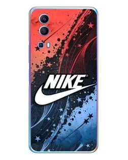 Чехол для Vivo Y72 с картинкой «Градиентный принт Найк»
