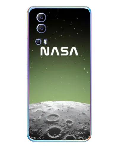 Чехол для Vivo Y72 с картинкой «NASA — лунный градиент»
