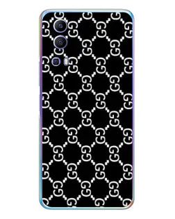 Чехол для Vivo Y72 с картинкой «Gucci — сетчатый паттерн»