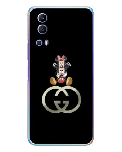 Чехол для Vivo Y72 с картинкой «Минни Маус на лого» Чехол для Vivo Y72 с картинкой «Минни Маус на лого»