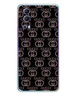 Чехол для Vivo Y72 с картинкой «Классическая монограмма Gucci»