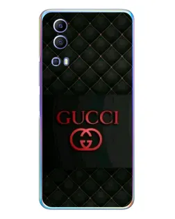 Чехол для Vivo Y72 с картинкой «Gucci — стеганый черный»