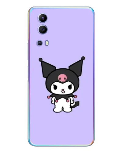 Чехол для Vivo Y72 с картинкой «Kuromi — нежный фиолетовый»