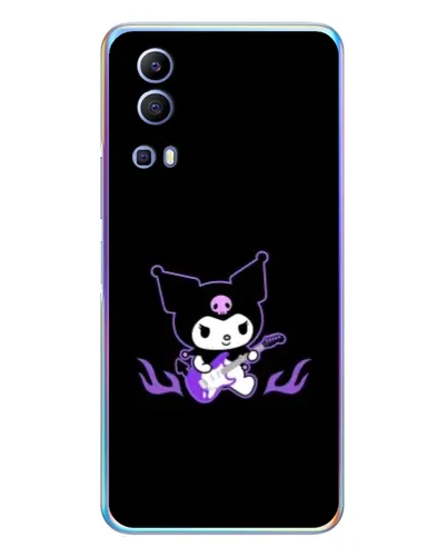 Чехол для Vivo Y72 с картинкой «Электрическая Kuromi»
