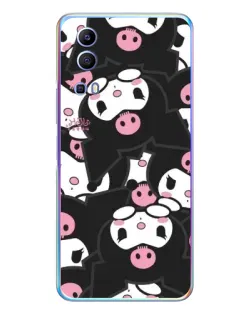 Чехол для Vivo Y72 с картинкой «Паттерн голов Куроми»