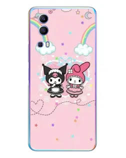 Чехол для Vivo Y72 с картинкой «My Melody и Kuromi»