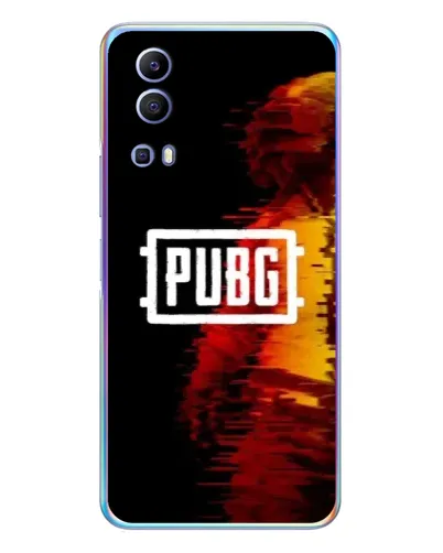 Чехол для Vivo Y72 с картинкой «Яркий логотип PUBG»