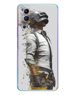 Чехол для Vivo Y72 с картинкой «PUBG — боец в пыли»