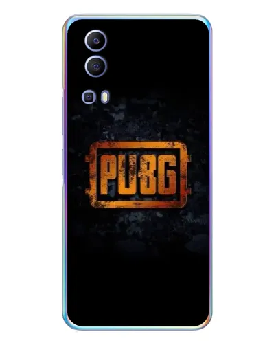 Чехол для Vivo Y72 с картинкой «PUBG — золотой логотип»
