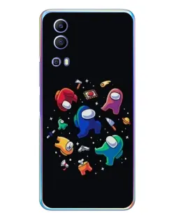 Чехол для Vivo Y72 с картинкой «Among Us космос»