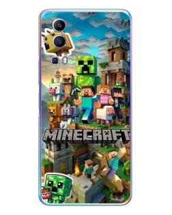 Чехол для Vivo Y72 с картинкой «Замок Minecraft» Чехол для Vivo Y72 с картинкой «Замок Minecraft»