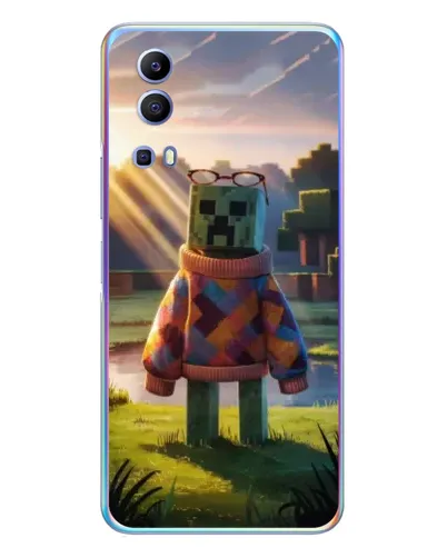 Чехол для Vivo Y72 с картинкой «Крипер в свитере»