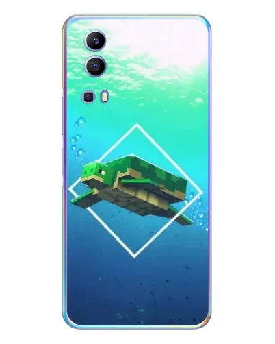 Чехол для Vivo Y72 с картинкой «Черепаха Minecraft» Чехол для Vivo Y72 с картинкой «Черепаха Minecraft»