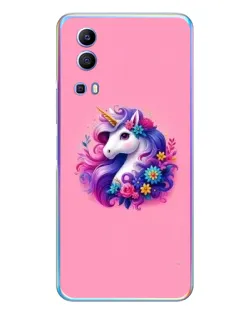Чехол для Vivo Y72 с картинкой «Сказочный единорог»
