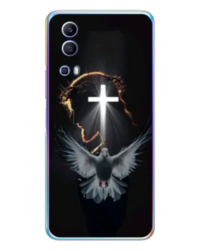 Чехол для Vivo Y72 с картинкой «Голубь и Свет»