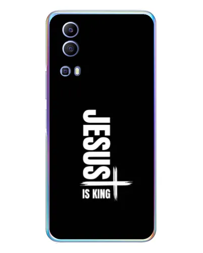 Чехол для Vivo Y72 с картинкой «Вертикаль веры Jesus»
