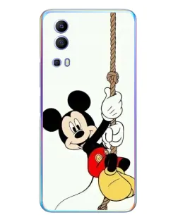 Чохол для Vivo Y72 з картинкою «Mickey на канаті»