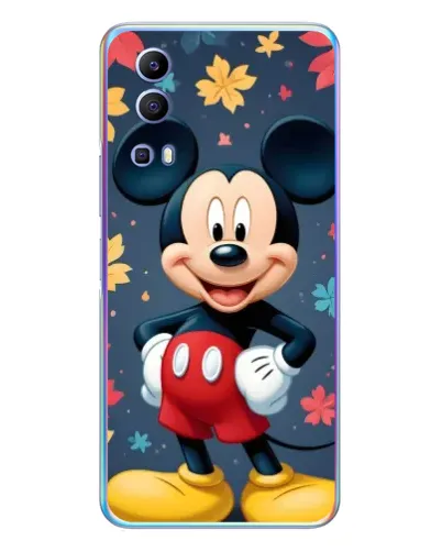 Чехол для Vivo Y72 с картинкой «Осенний Mickey Mouse»