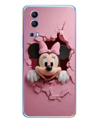 Чехол для Vivo Y72 с картинкой «Минни сквозь стену»