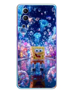 Чехол для Vivo Y72 с картинкой «Неоновый океан»