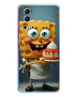 Чехол для Vivo Y72 с картинкой «Повар Спанч Боб»