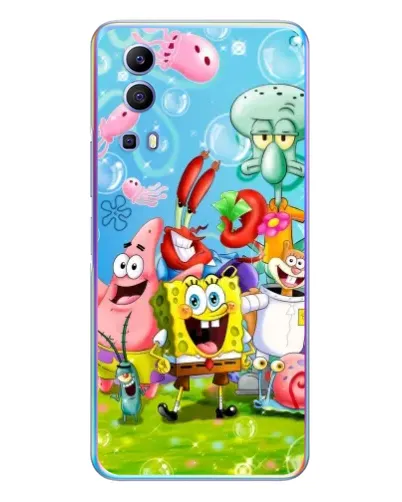Чехол для Vivo Y72 с картинкой «Губка Боб и друзья» Чехол для Vivo Y72 с картинкой «Губка Боб и друзья»