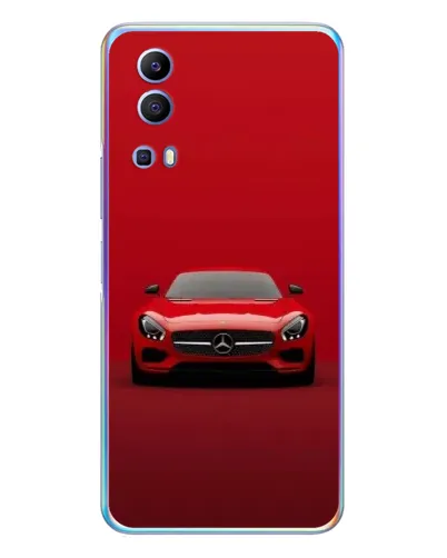 Чехол для Vivo Y72 с картинкой «Красный Mercedes AMG»