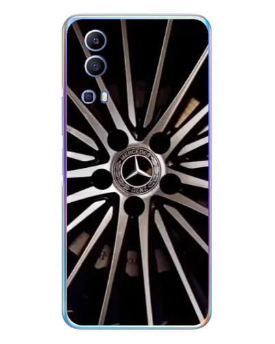 Чехол для Vivo Y72 с картинкой «Диск Mercedes»