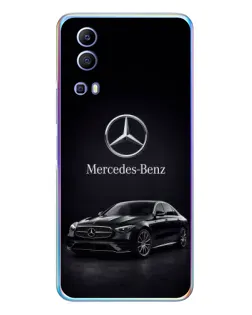 Чехол для Vivo Y72 с картинкой «Mercedes — решетка радиатора»