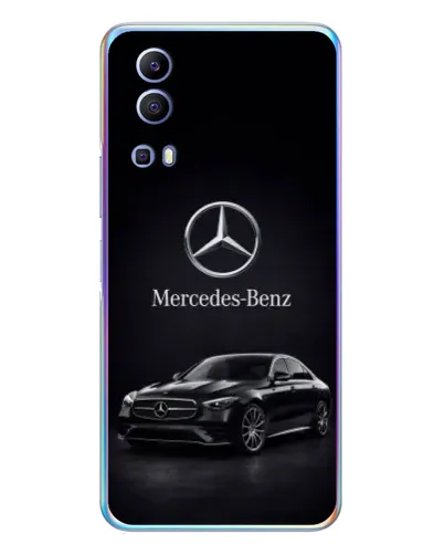 Чехол для Vivo Y72 с картинкой «Mercedes — решетка радиатора»