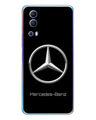 Чехол для Vivo Y72 с картинкой «Mercedes Silver Logo»