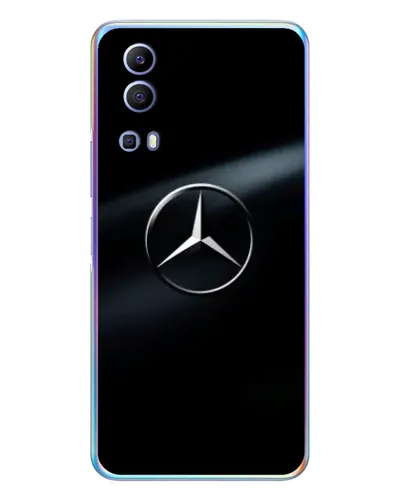 Чехол для Vivo Y72 с картинкой «Mercedes на металле» Чехол для Vivo Y72 с картинкой «Mercedes на металле»
