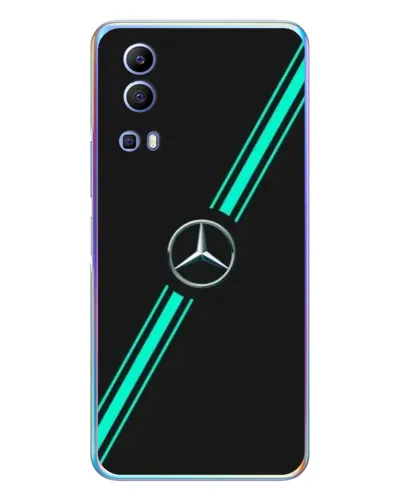 Чехол для Vivo Y72 с картинкой «Спортивные линии Mercedes» Чехол для Vivo Y72 с картинкой «Спортивные линии Mercedes»