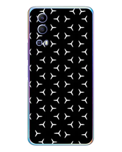 Чехол для Vivo Y72 с картинкой «Mercedes паттерн звезд» Чехол для Vivo Y72 с картинкой «Mercedes паттерн звезд»