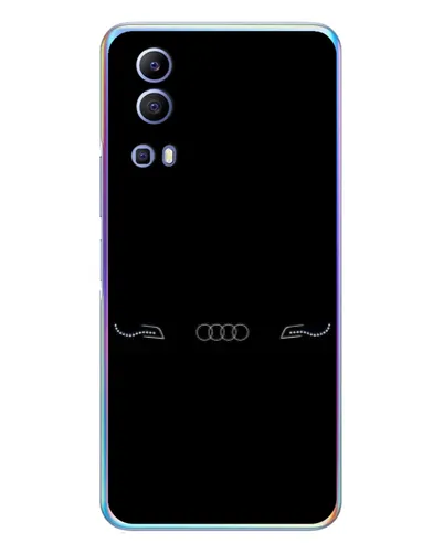 Чехол для Vivo Y72 с картинкой «Audi — световой подпись»