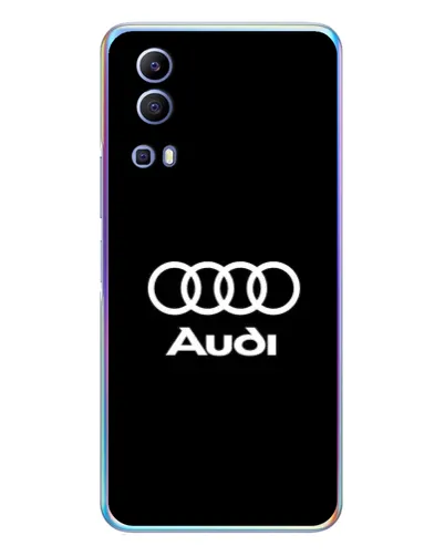Чехол для Vivo Y72 с картинкой «Классическое лого Audi»
