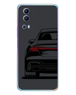 Чехол для Vivo Y72 с картинкой «Задняя часть Audi — арт»