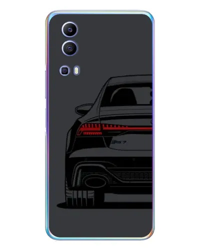 Чехол для Vivo Y72 с картинкой «Задняя часть Audi — арт»